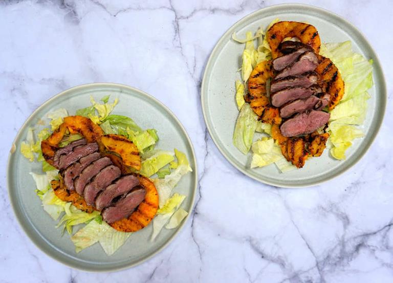 Oven Roast Duck Breast With Pineapple Recipe Cuisine Fiend